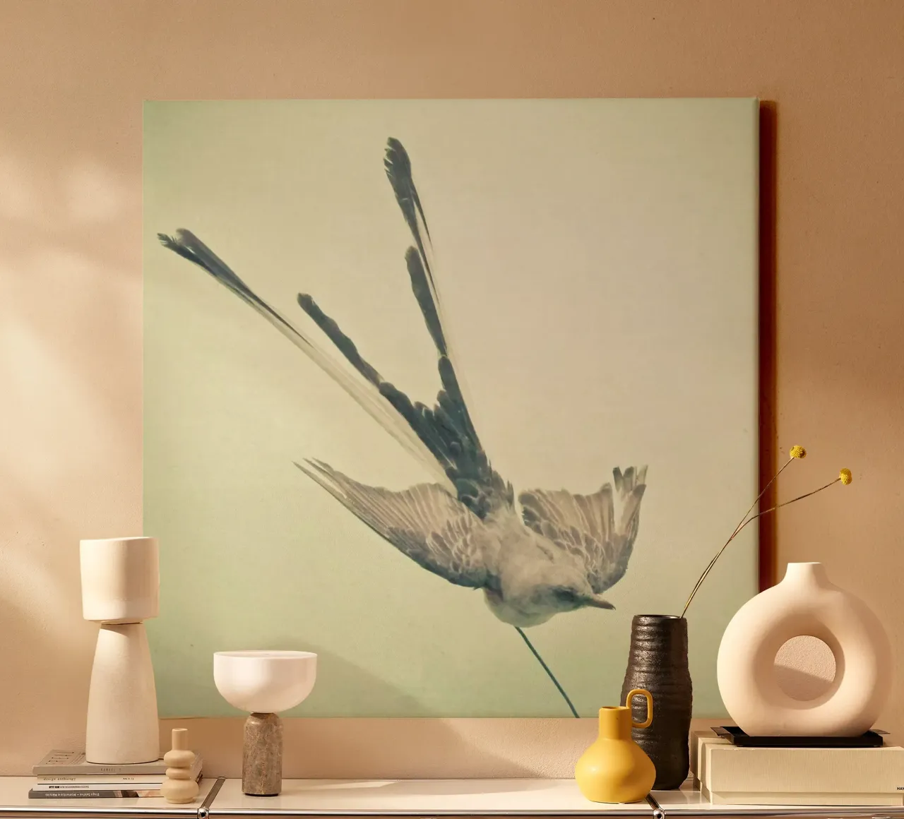 Studio degli uccelli #1 tela con Cornice a cassetta da Cassia Beck Photography