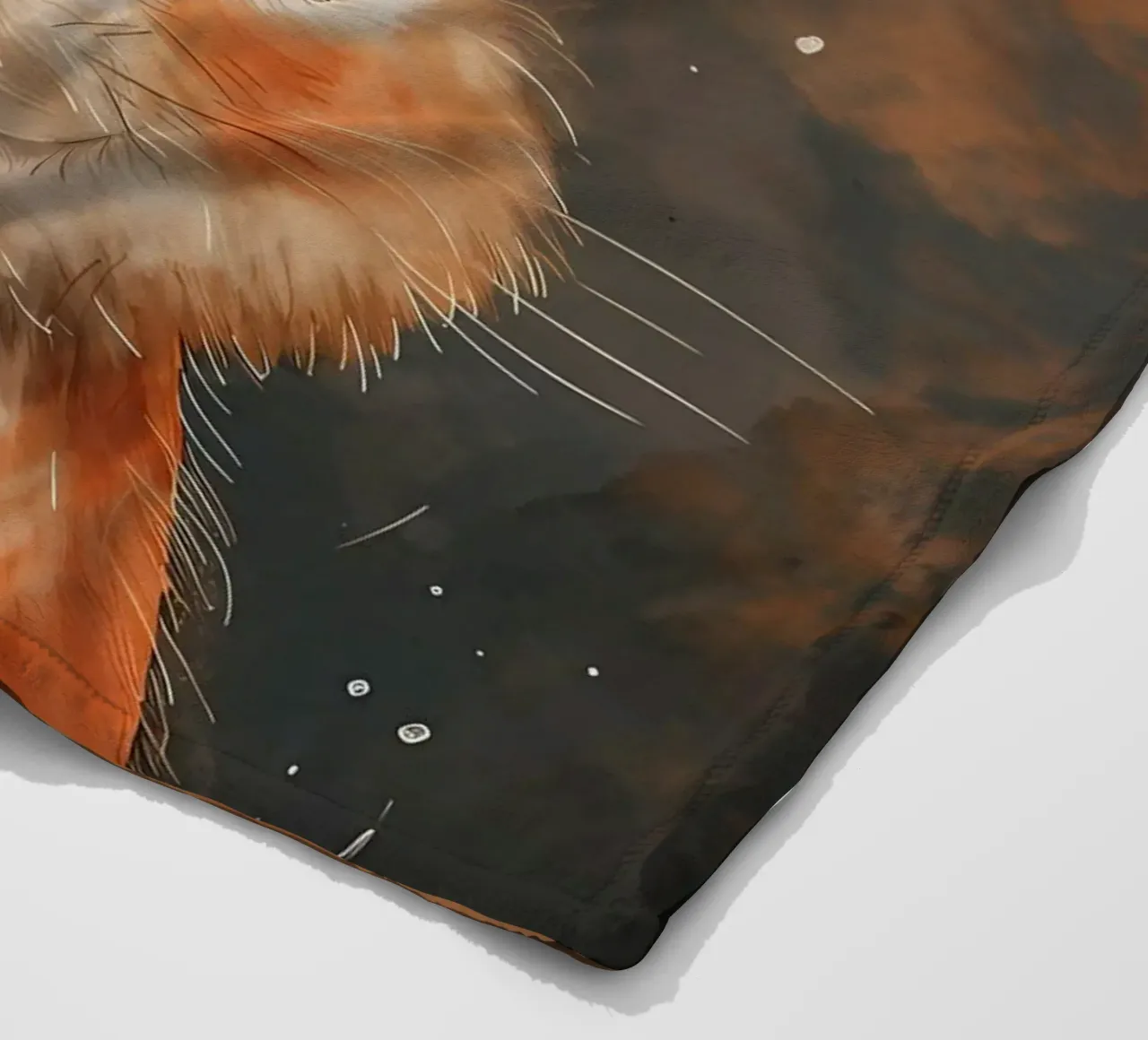 Charm Auburn Bunny_ Gioia in acquerello coperta in pile da Manh beo