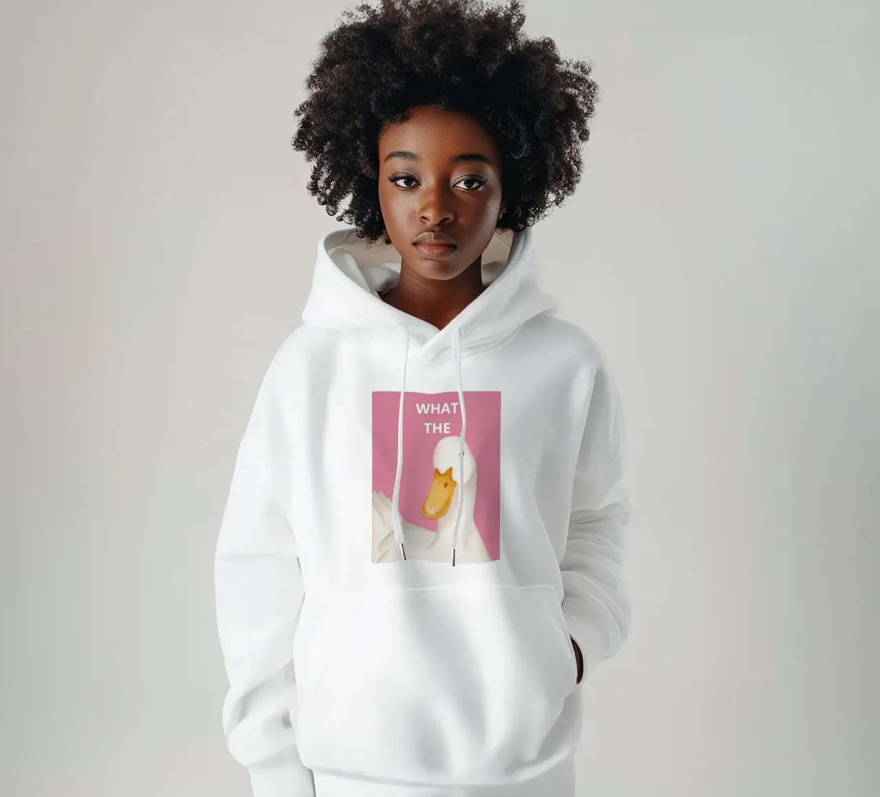 WHAT THE sudadera con capucha de LisaArtes