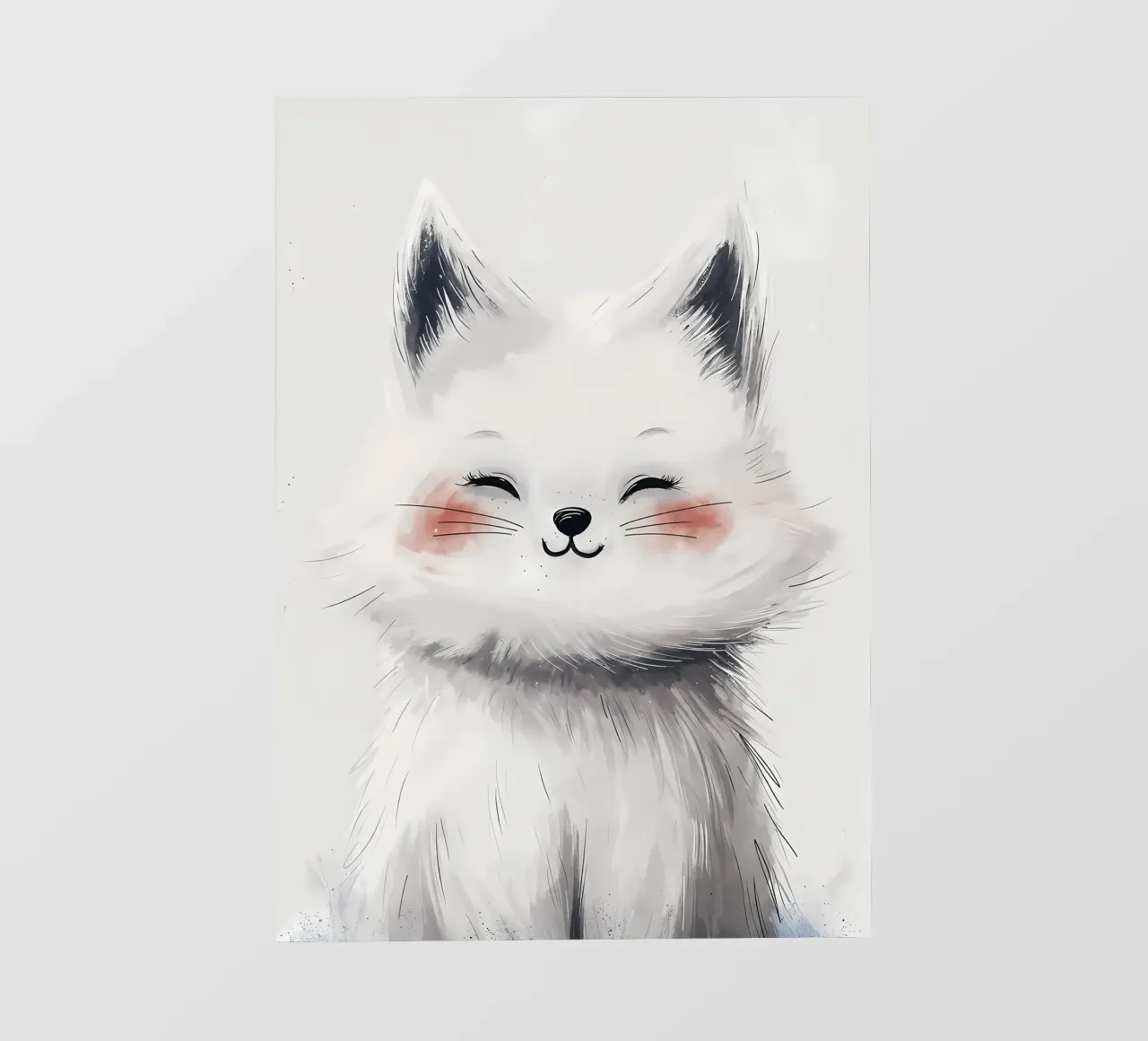Sorriso felino beato telo in pvc da Manh beo