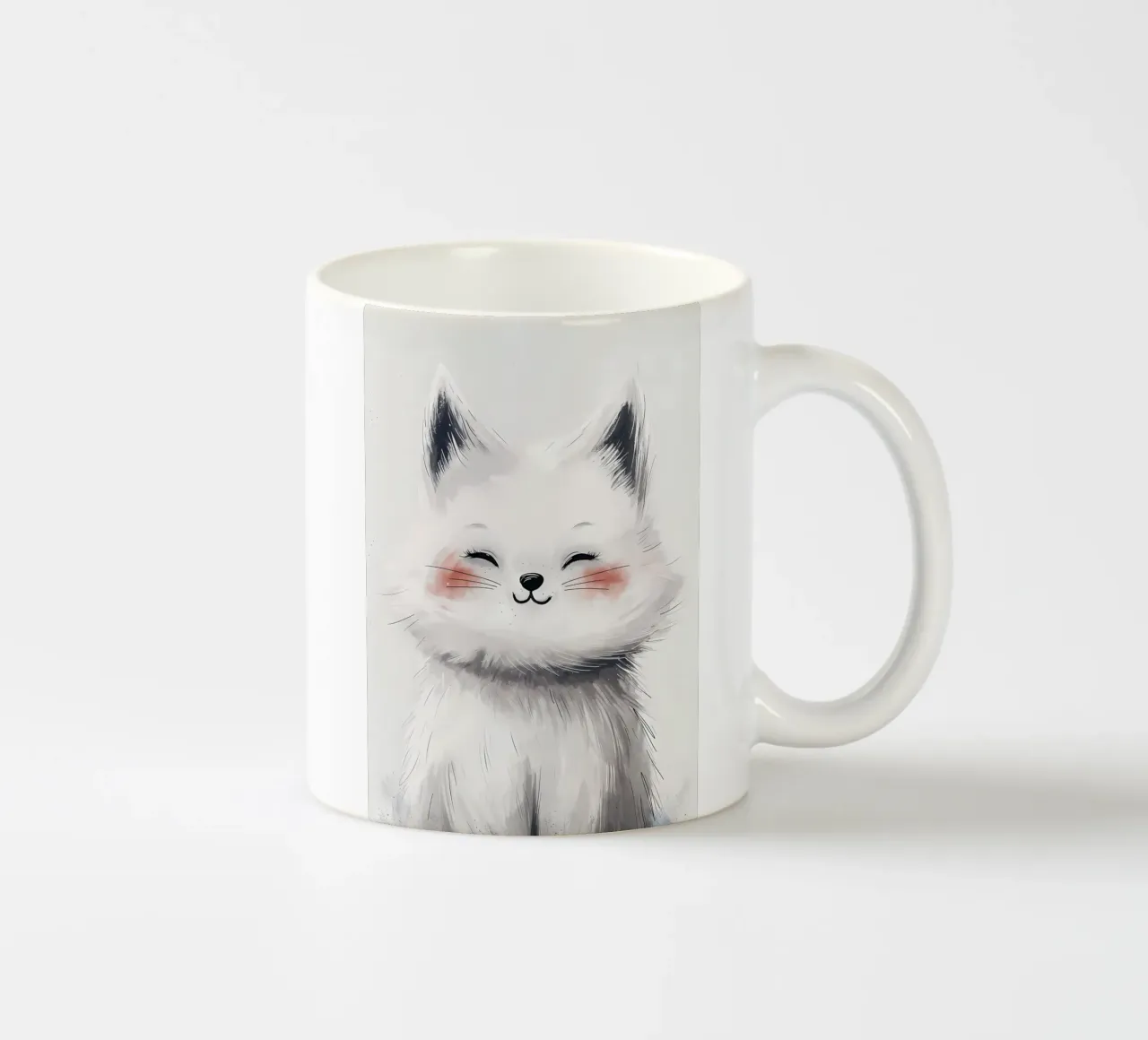 Sorriso felino beato tazza in ceramica da Manh beo