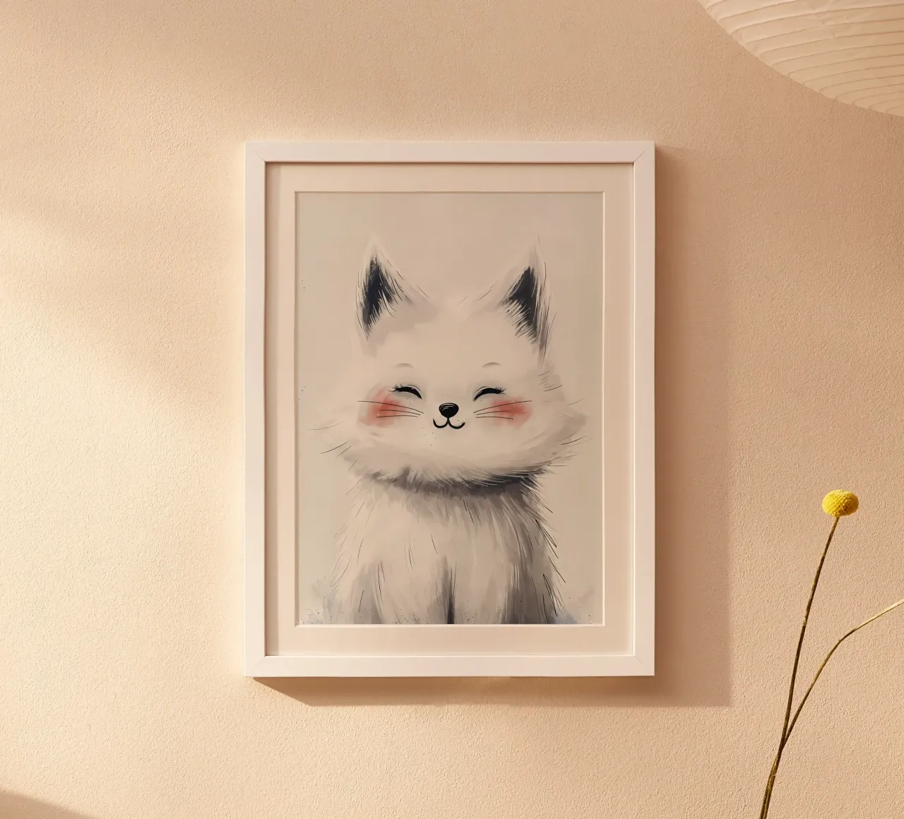 Feliz sonrisa felina hahnemühle de Manh beo