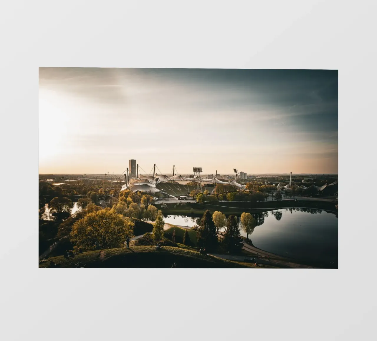 Olympiastadion pellicola backlit da Flo Klein