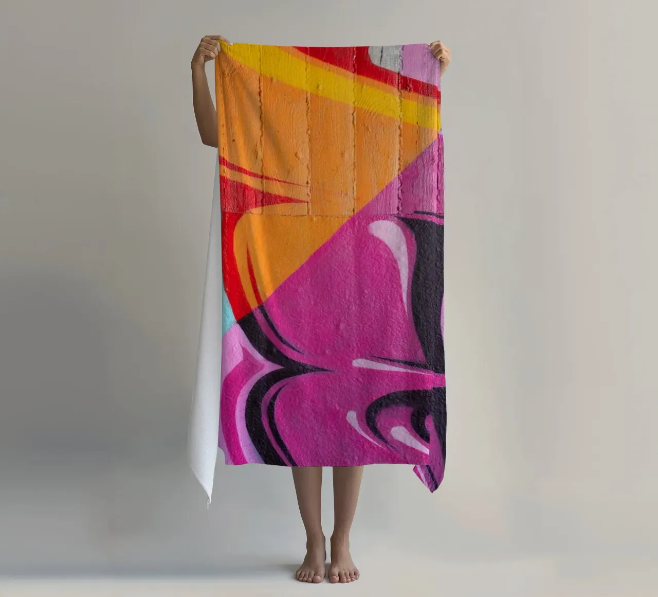 Graffiti telo mare da Flo Klein