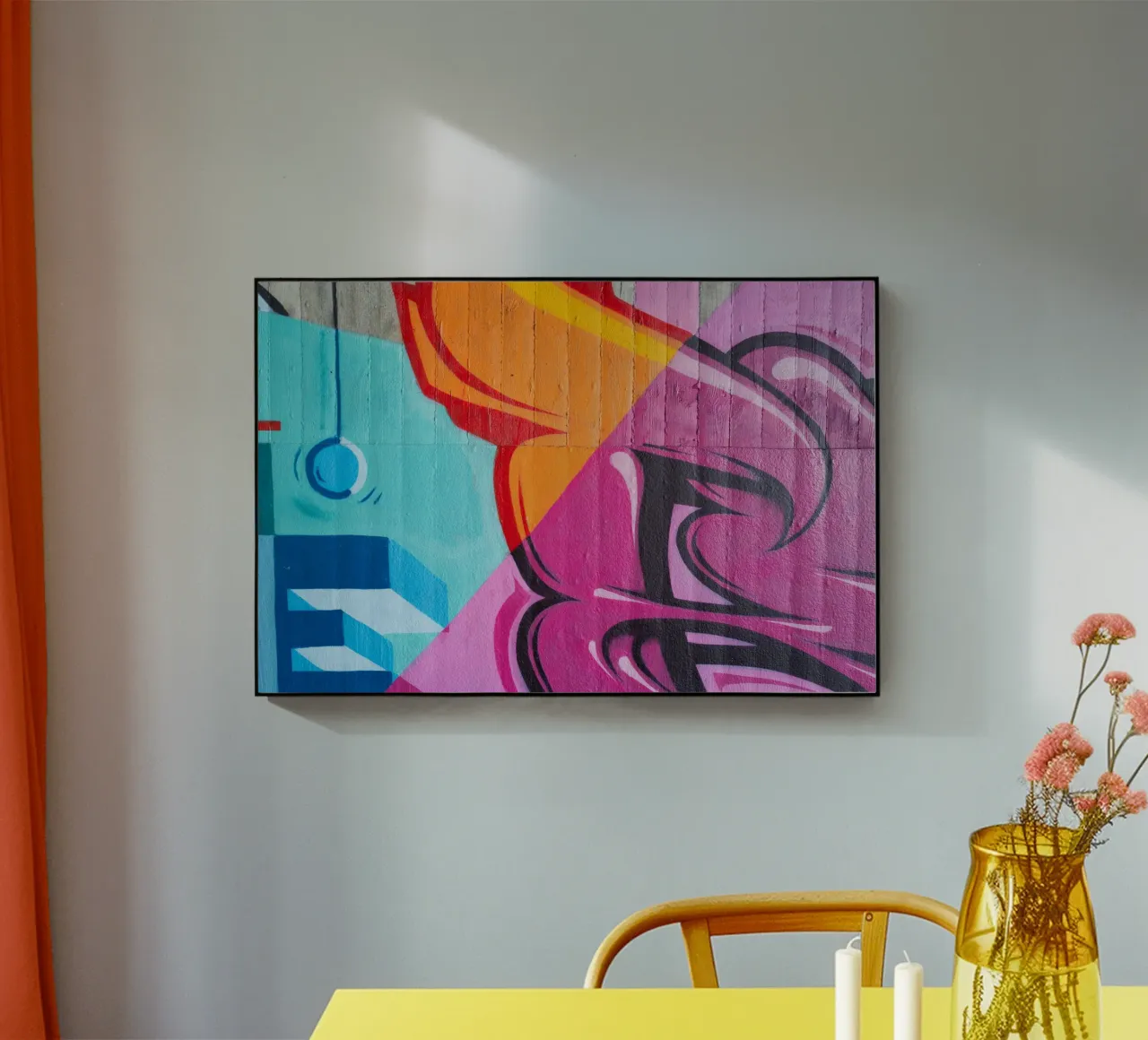 Graffiti plexiglass da Flo Klein