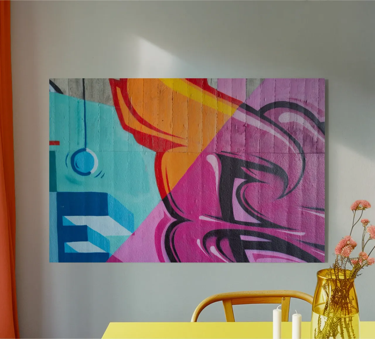 Graffiti plexiglass da Flo Klein