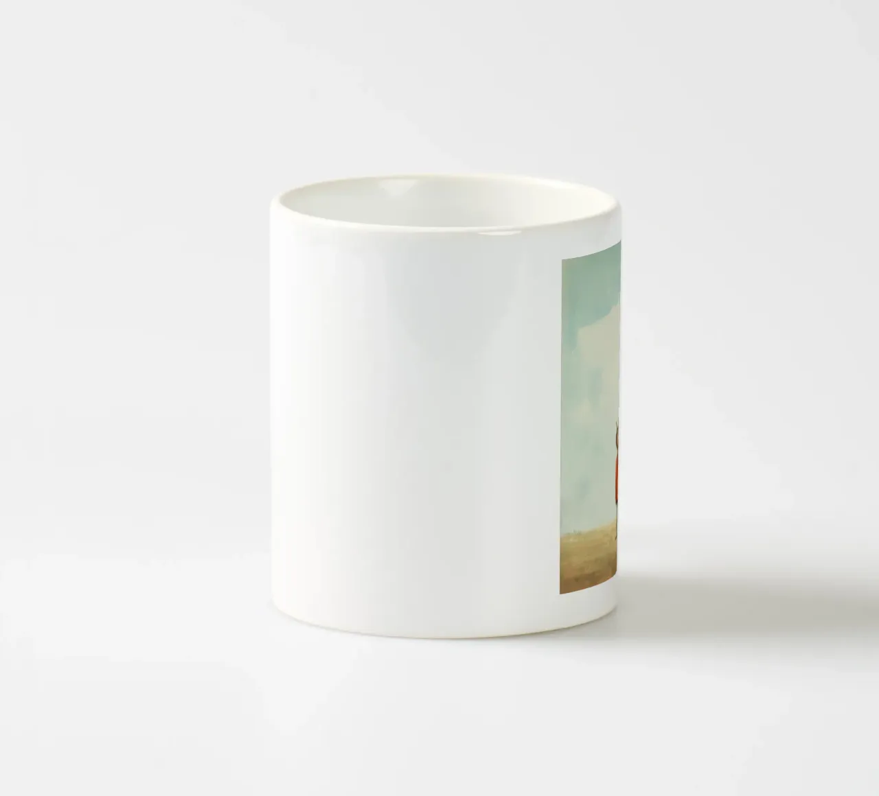 Minimal Zebra 1 Keramik Tasse von Minimal Animal Art