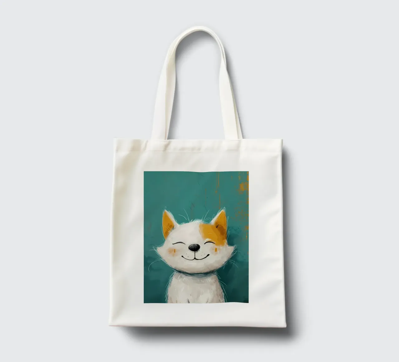 Blissful Pup tote bag by Manh beo
