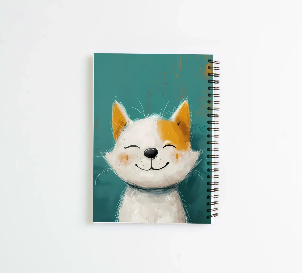 Blissful Pup spiral notebook by Manh beo