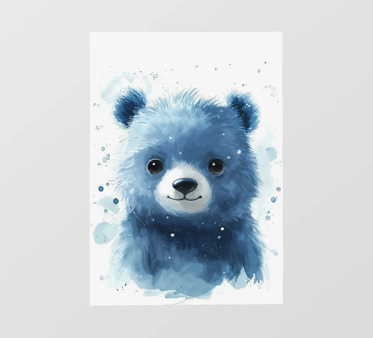 Blue Bear Cub - Monochromatic Charm pellicola backlit da Manh beo