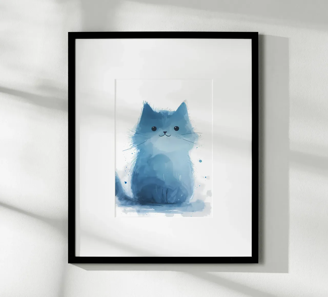 Blauer Farbton Kätzchen Hahnemühle von Manh beo