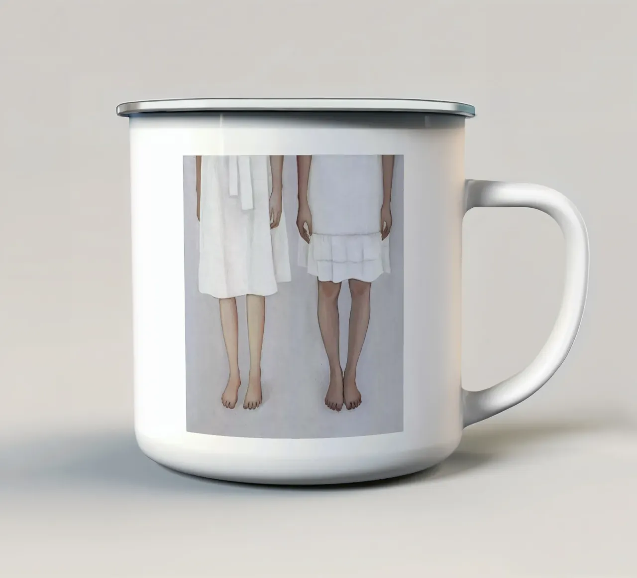 Best Friends tazza in smalto da Lesja Chernish