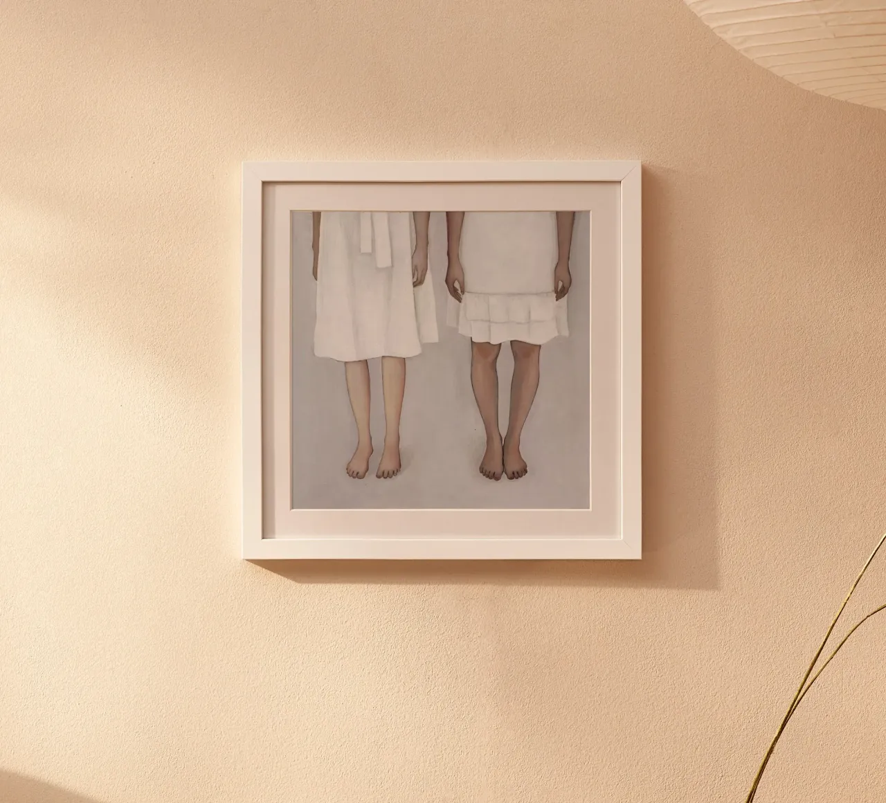 Best Friends poster con telaio in legno da Lesja Chernish