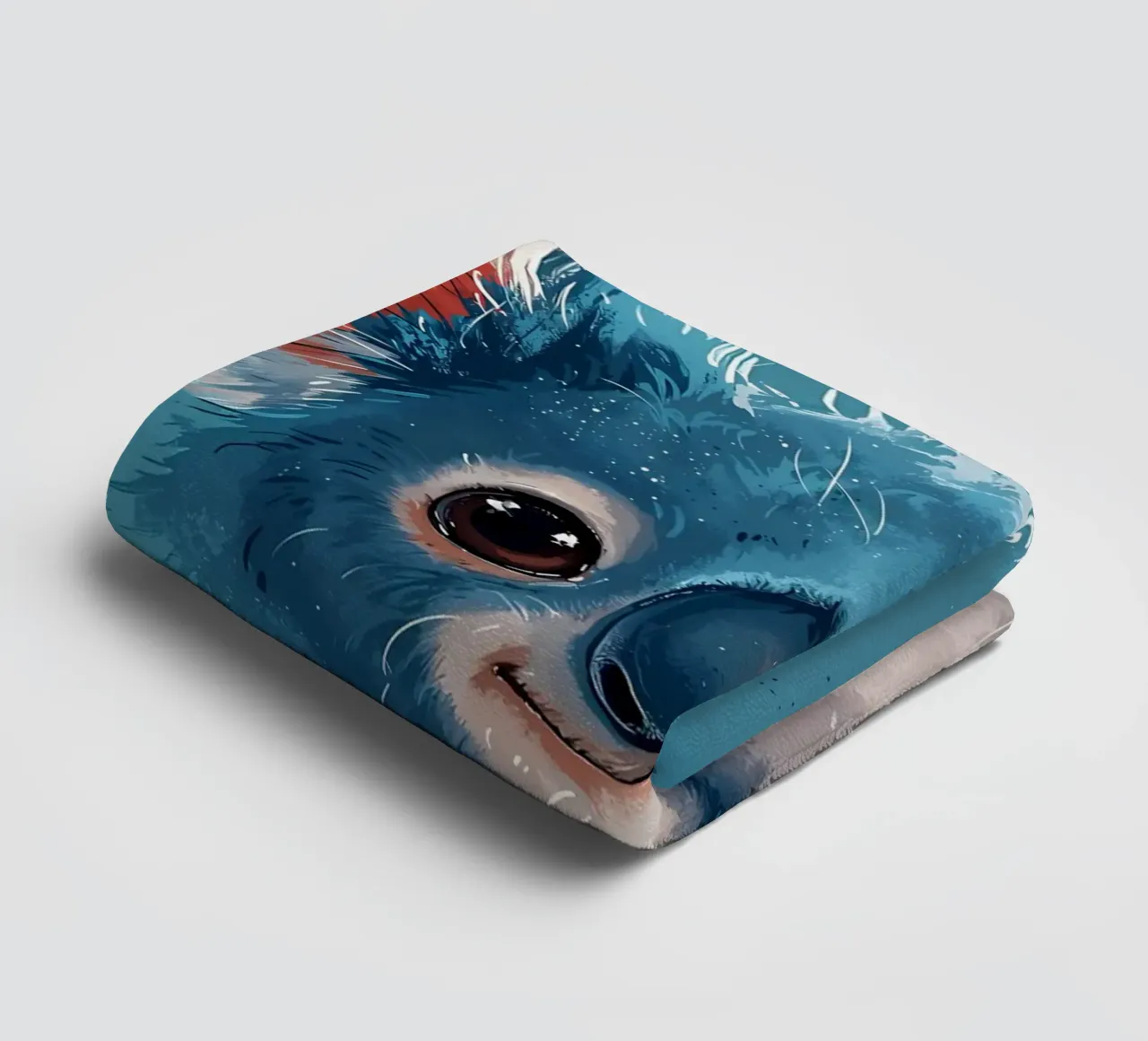 Blue Koala Joy towel by Manh beo