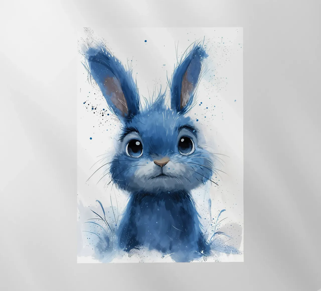 Coniglietto blu splatter pellicola backlit da Manh beo