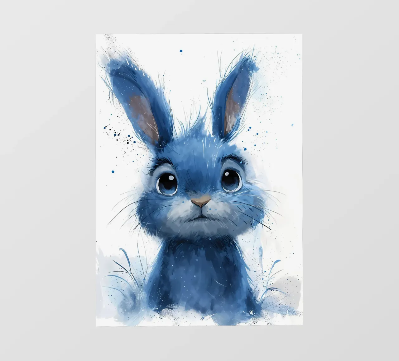Coniglietto blu splatter pellicola backlit da Manh beo