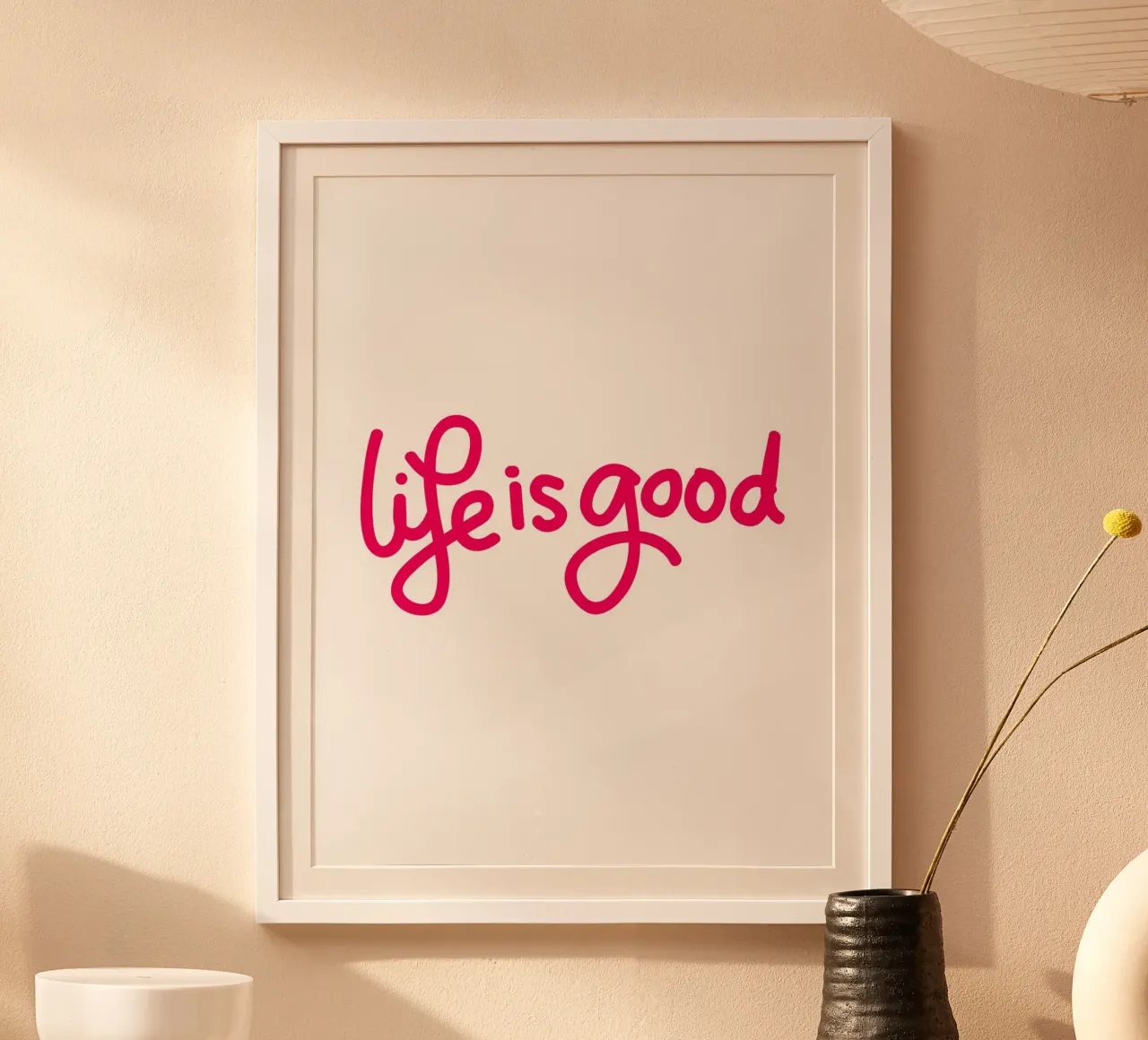 Daily Motivational Quotes poster con telaio in legno da Dreamer10