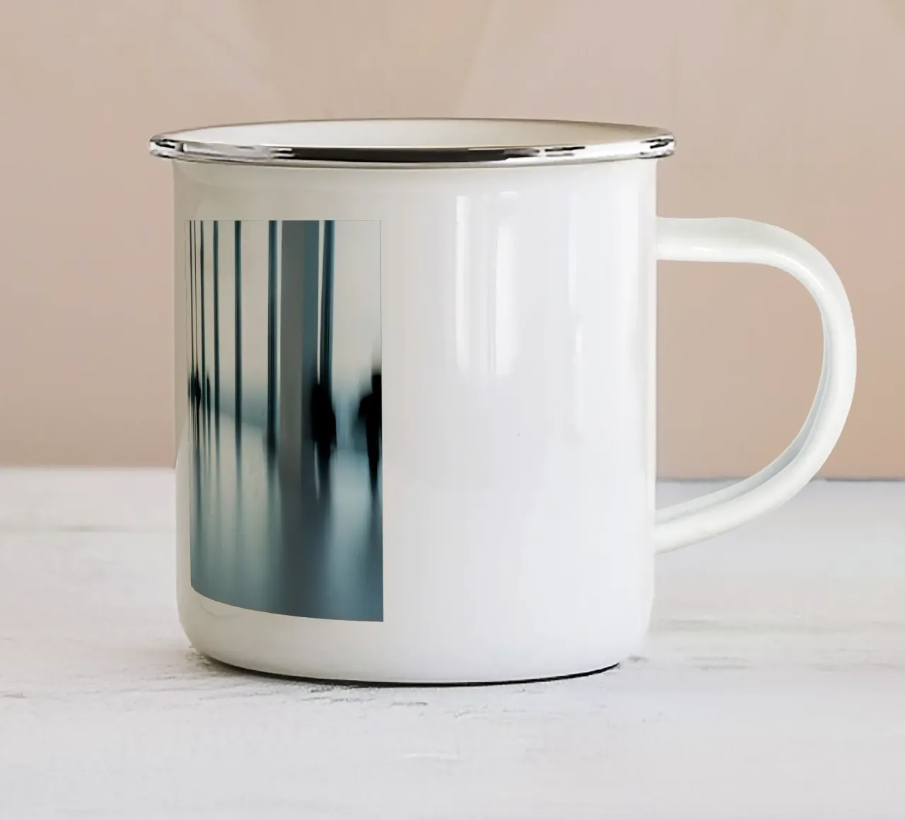 Abstract People tazza in smalto da Flo Klein