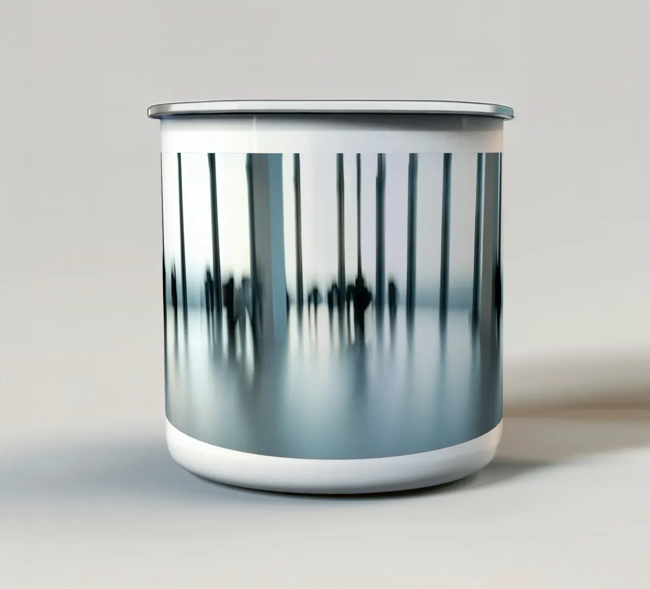 Abstract People tazza in smalto da Flo Klein