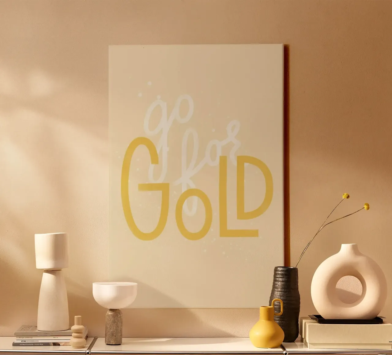 Go For Gold canvas by Summerchamps