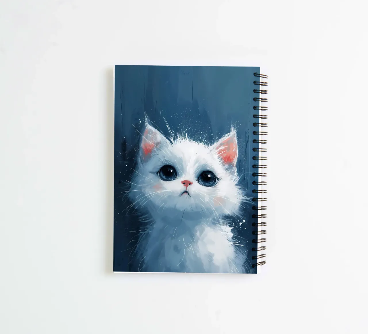 Blauäugiges Kätzchen_ Serenity in Fluff Ringbuch von Manh beo