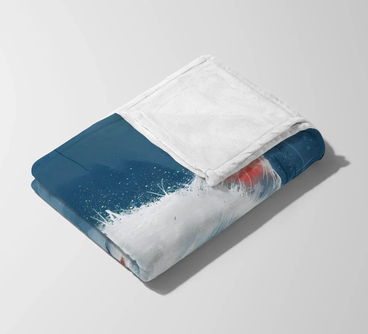 Blauäugiges Kätzchen_ Serenity in Fluff Fleecedecke von Manh beo