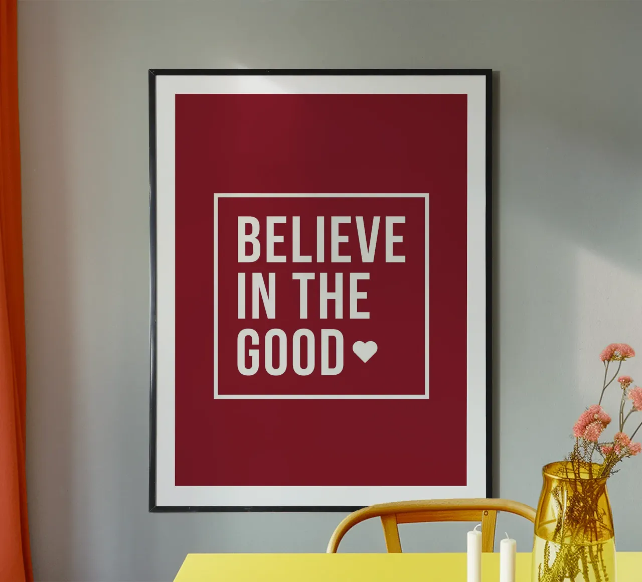 Daily Motivational Quotes poster con telaio in plastica da Dreamer10