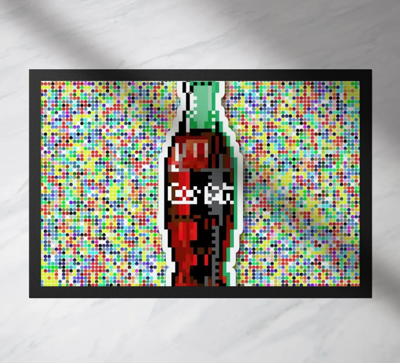 The Coca-Cola doormat by Joo Jae Bum