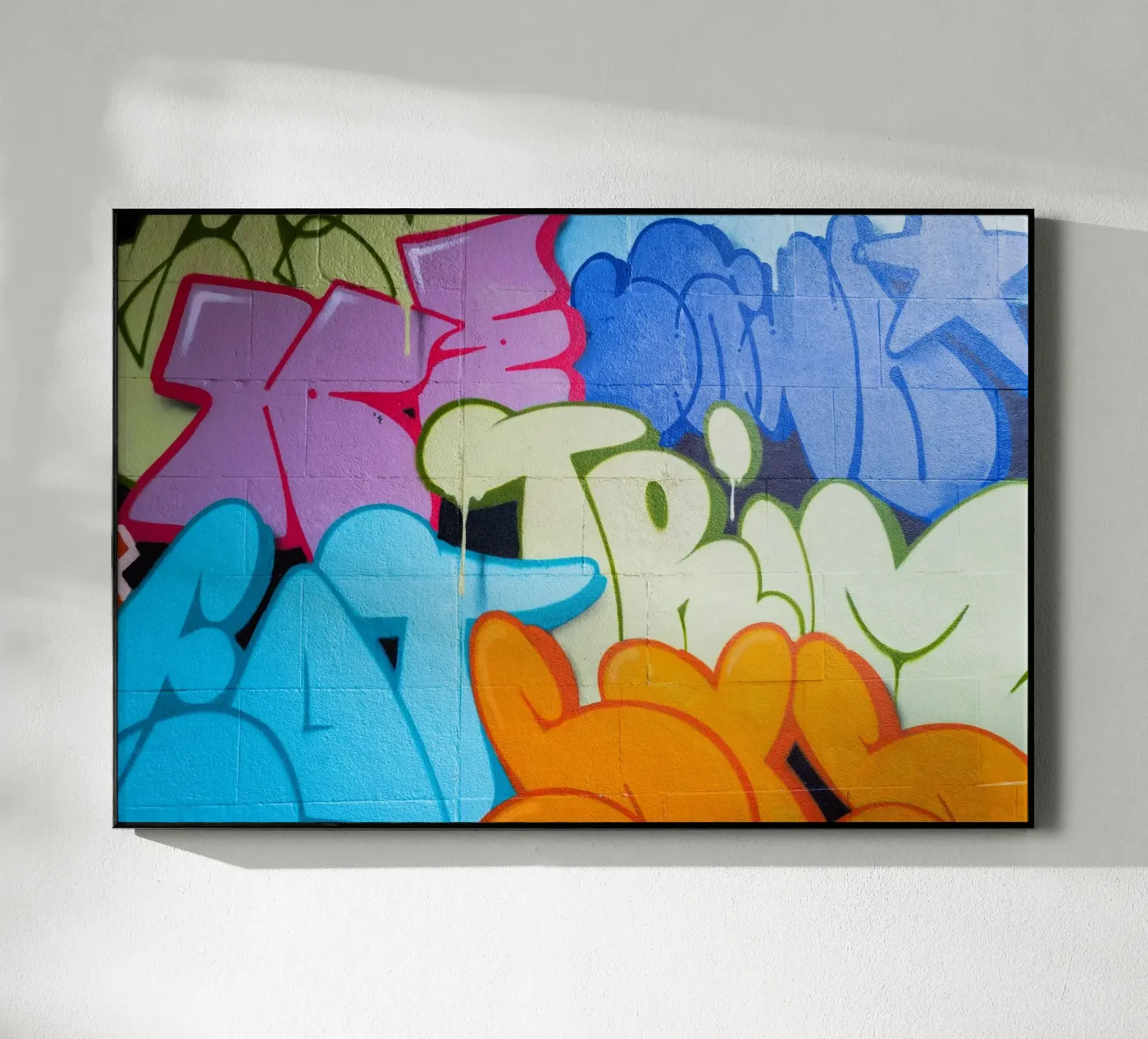 Graffitti Wall acryl van UrbanART