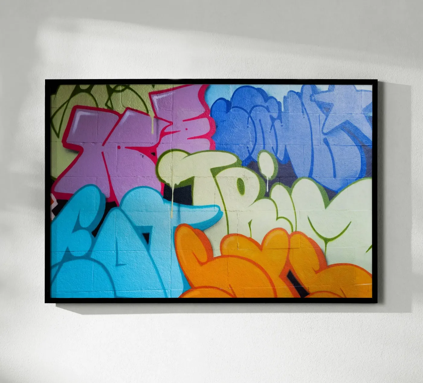 Graffitti Wall poster van UrbanART