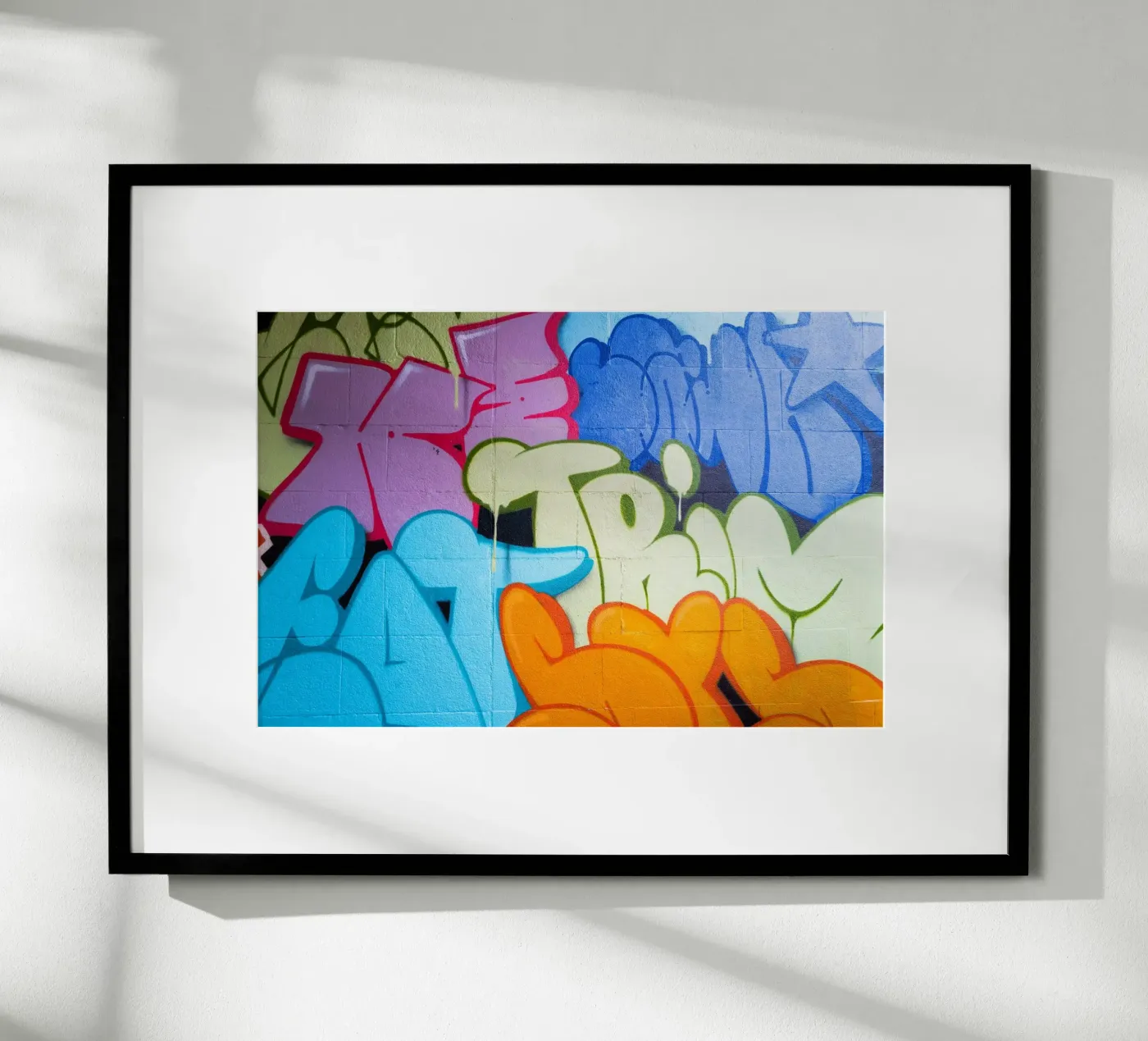 Graffitti Wall poster van UrbanART