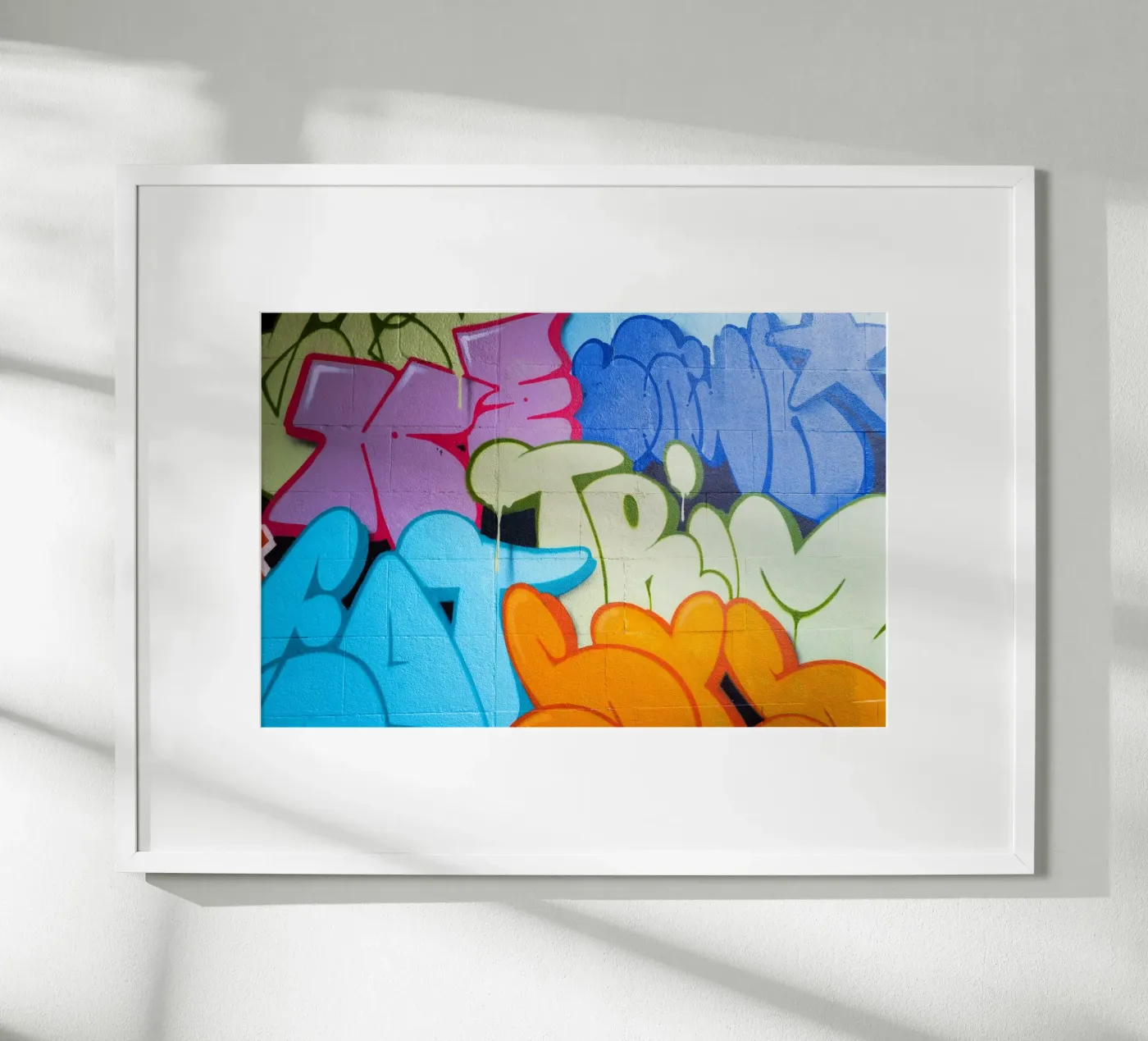Graffitti Wall poster van UrbanART
