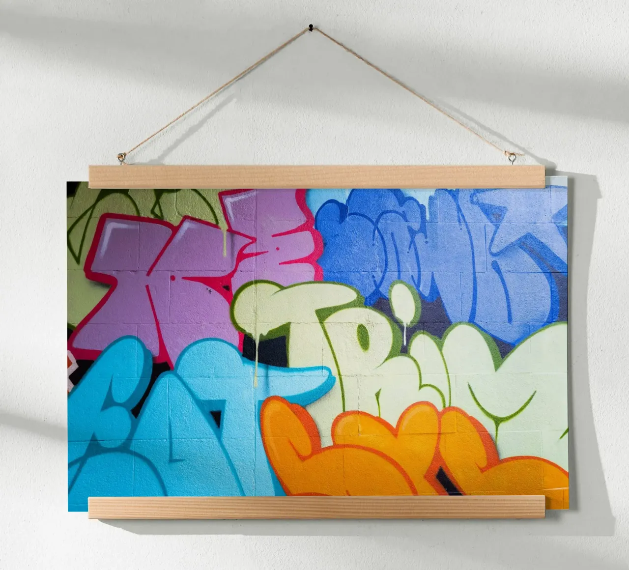 Graffitti Wall poster da Flo Klein