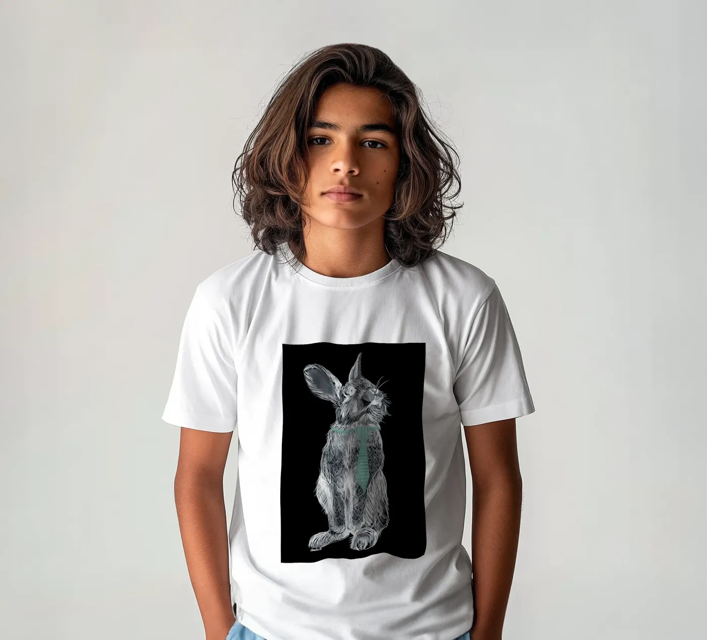 Fancy Rabbit t-shirt bambini da Amalia Restrepo