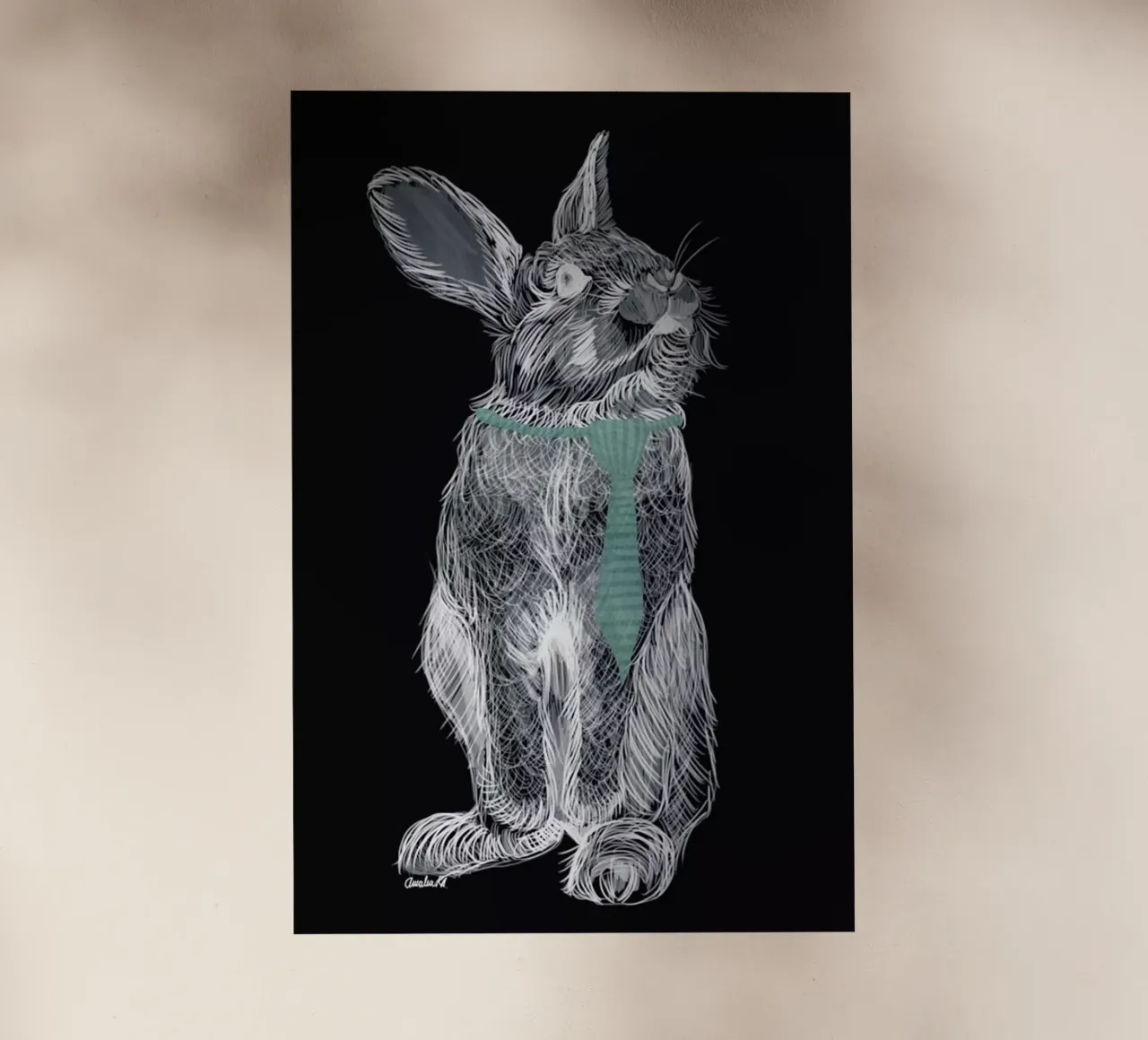 Fancy Rabbit pellicola backlit da Amalia Restrepo