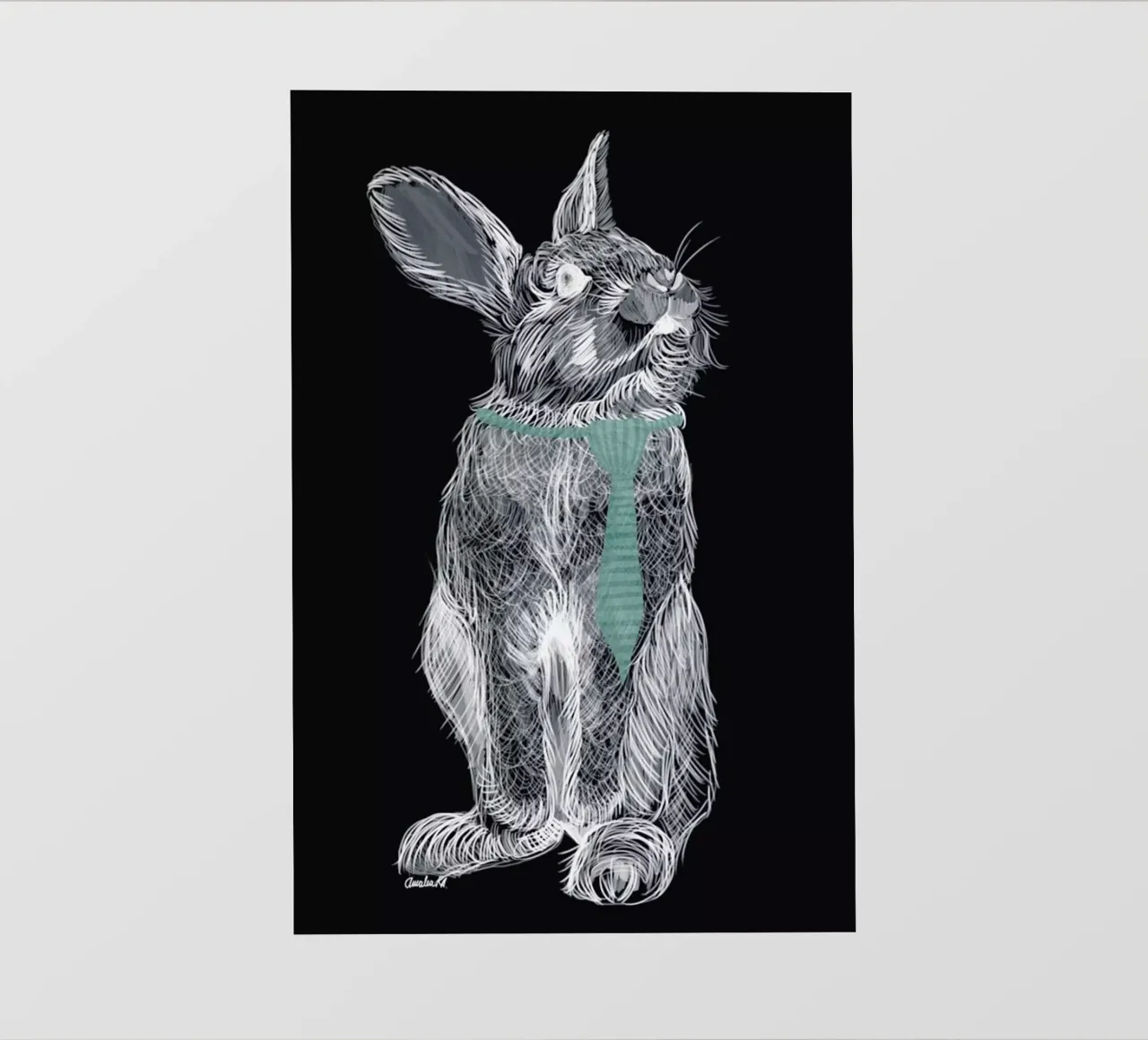 Fancy Rabbit telo in pvc da Amalia Restrepo