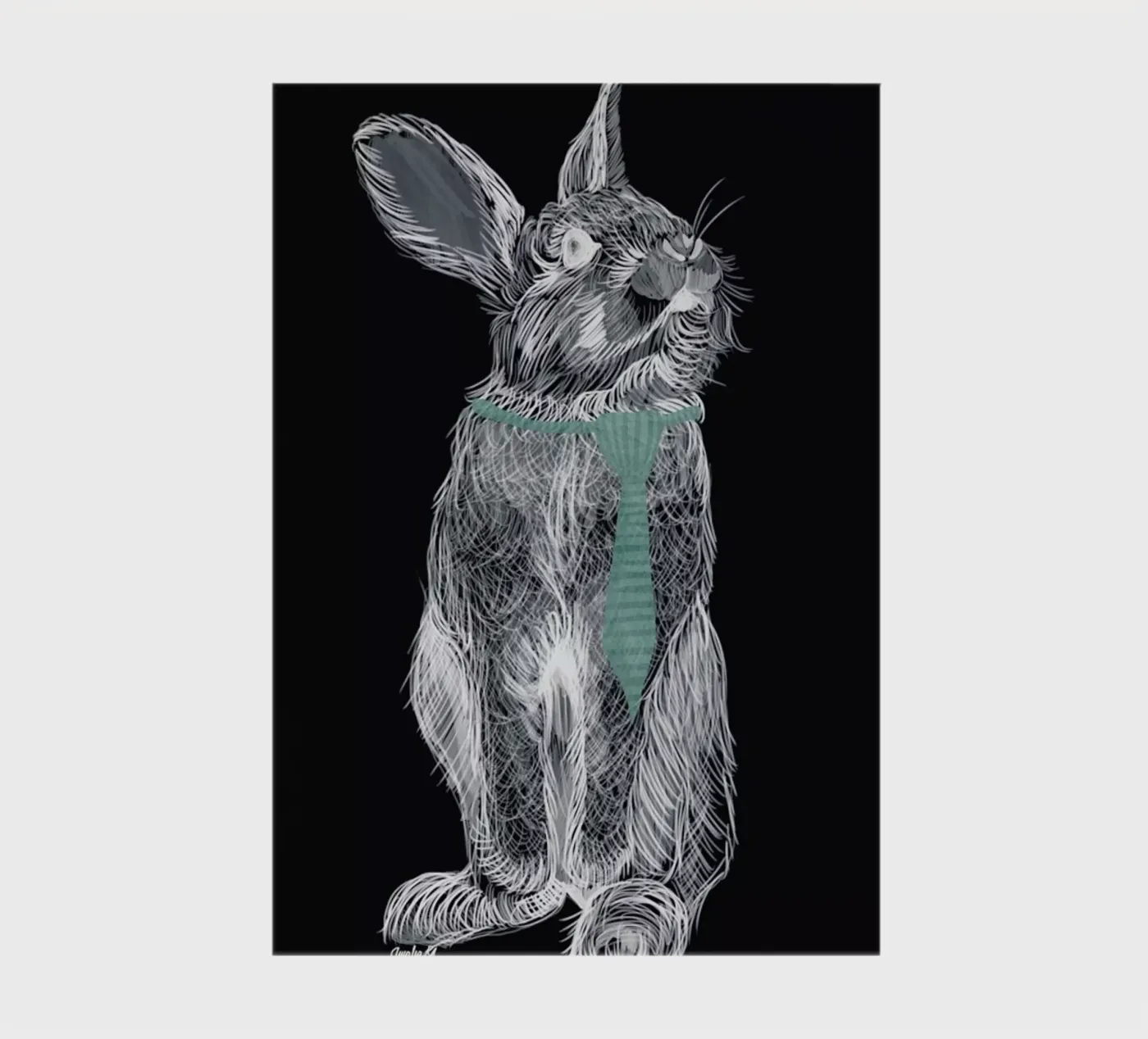 Fancy Rabbit notebook by Amalia Restrepo