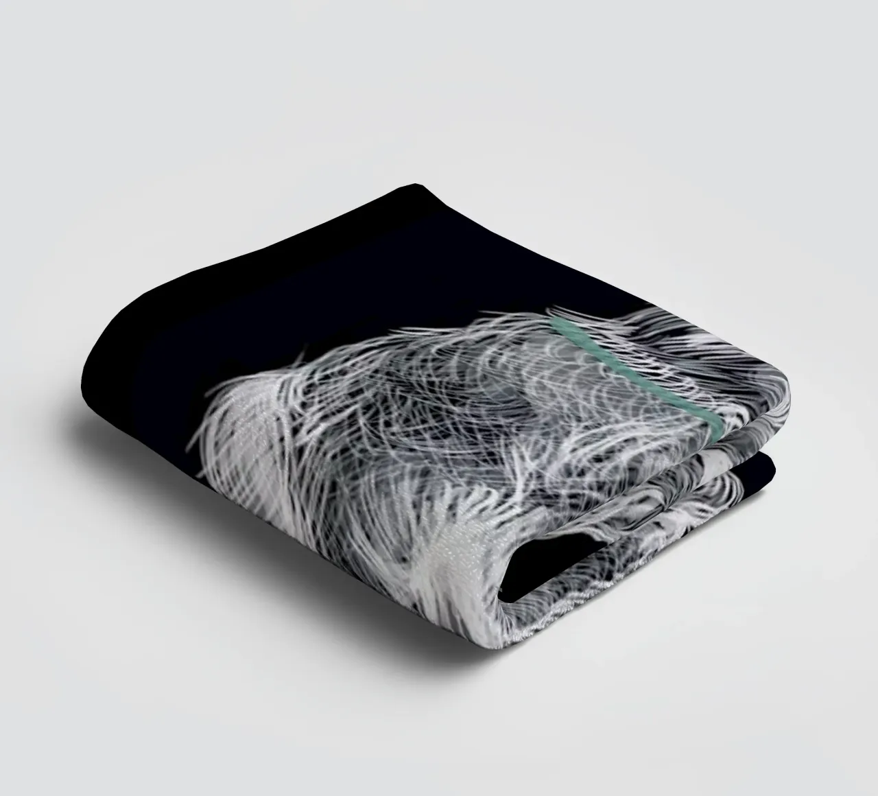 Fancy Rabbit towel by Amalia Restrepo