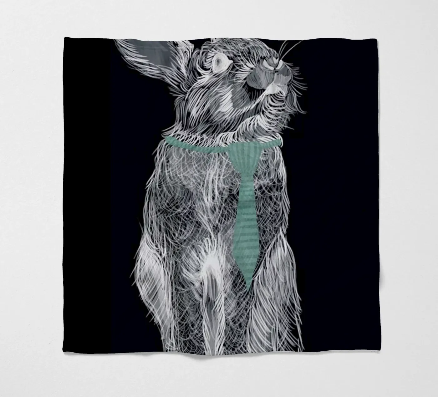 Fancy Rabbit fleecedeken van Amalia Restrepo