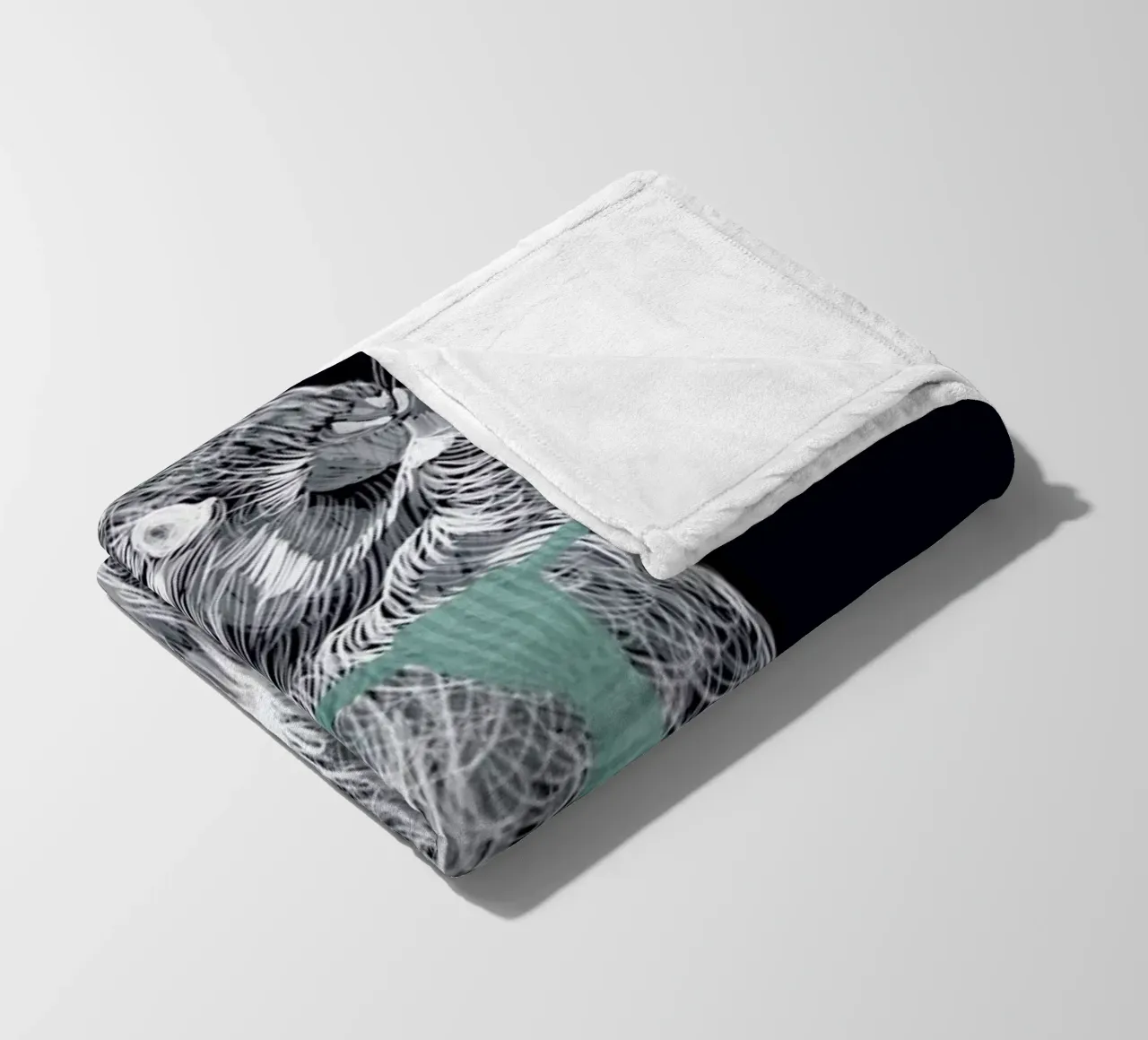 Fancy Rabbit coperta in pile da Amalia Restrepo