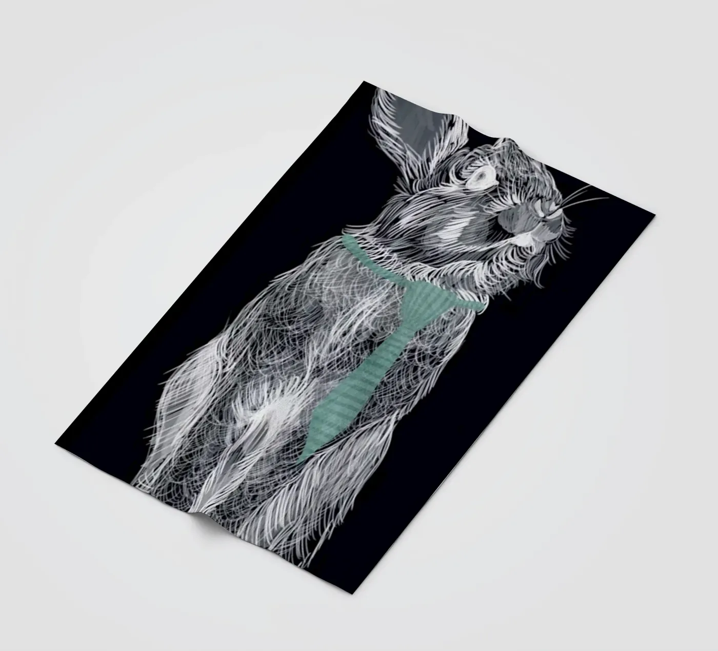 Fancy Rabbit coperta in pile da Amalia Restrepo