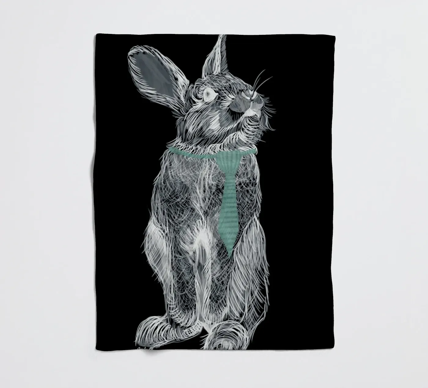 Fancy Rabbit coperta in pile da Amalia Restrepo