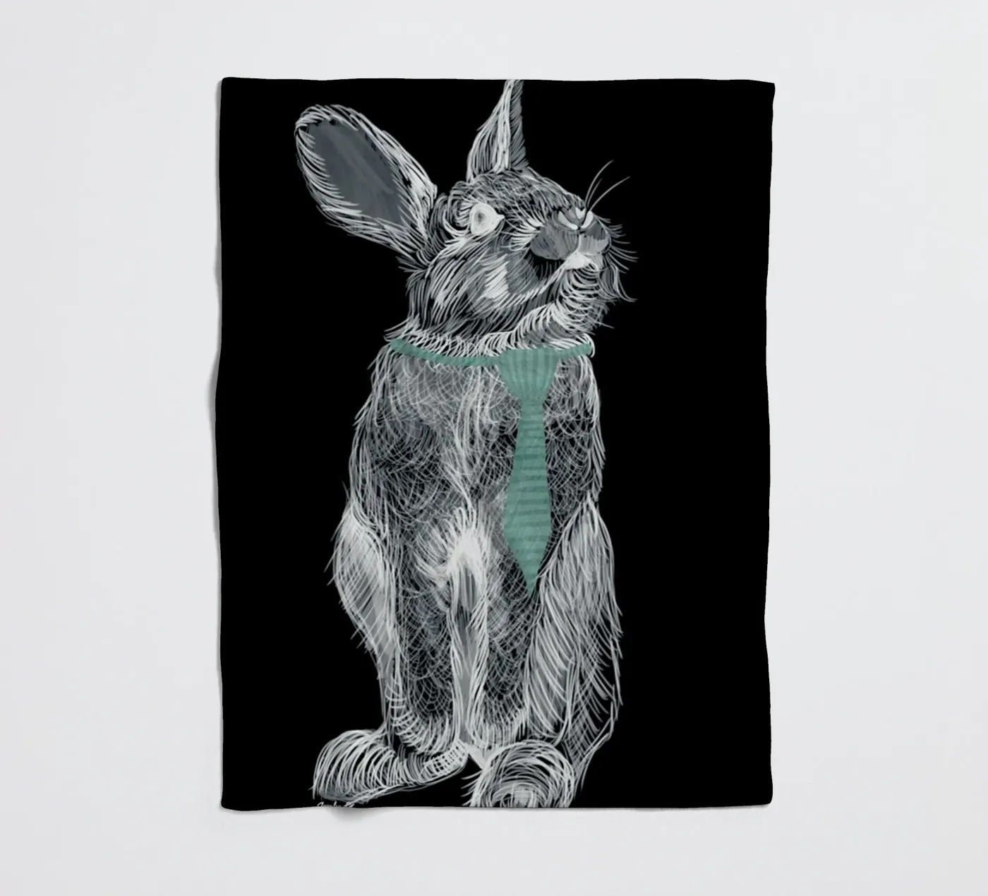 Fancy Rabbit fleecedeken van Amalia Restrepo