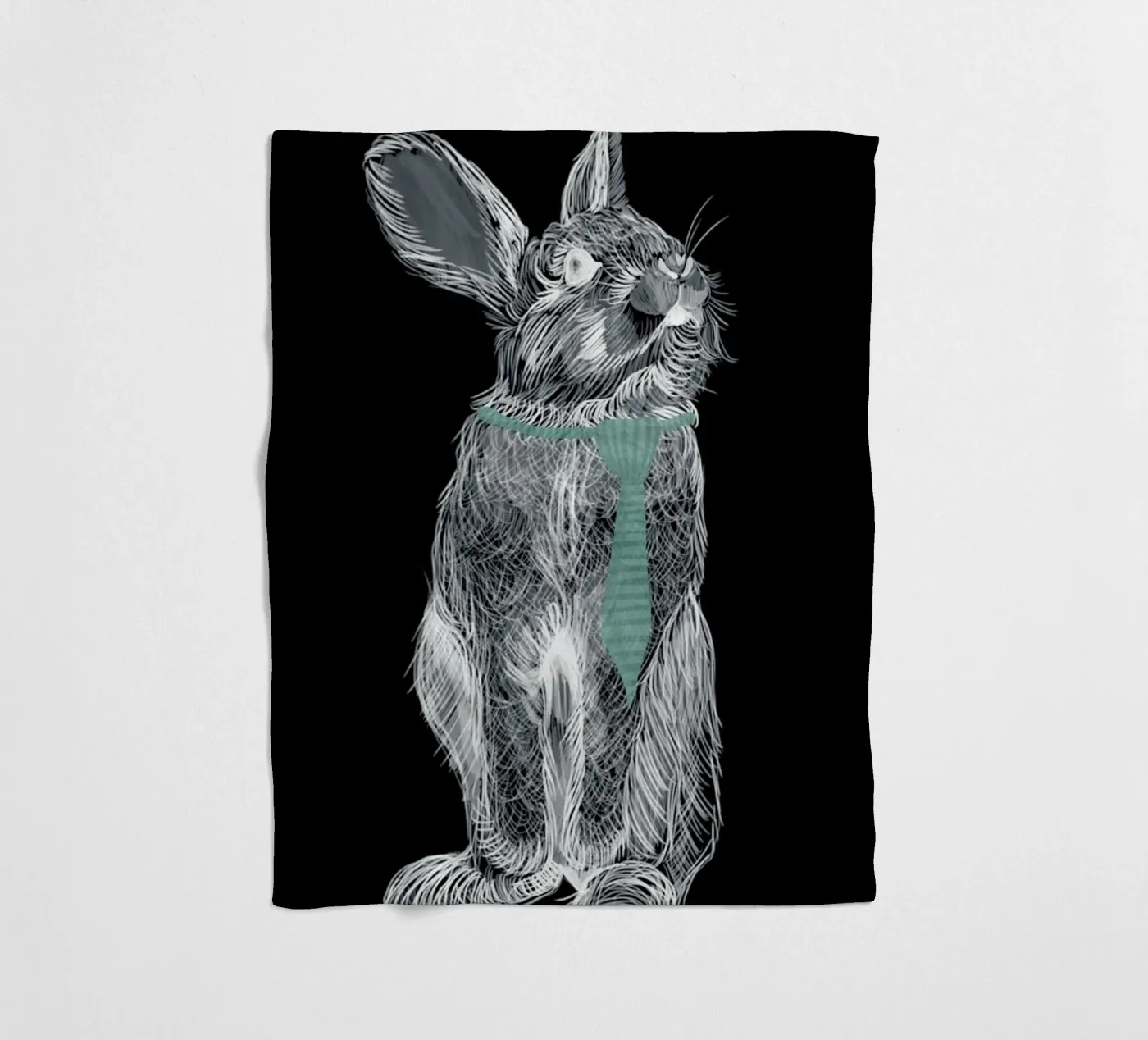 Fancy Rabbit coperta in pile da Amalia Restrepo