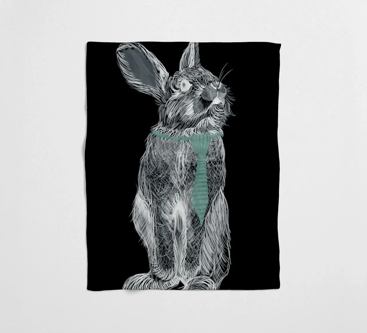 Fancy Rabbit fleecedeken van Amalia Restrepo