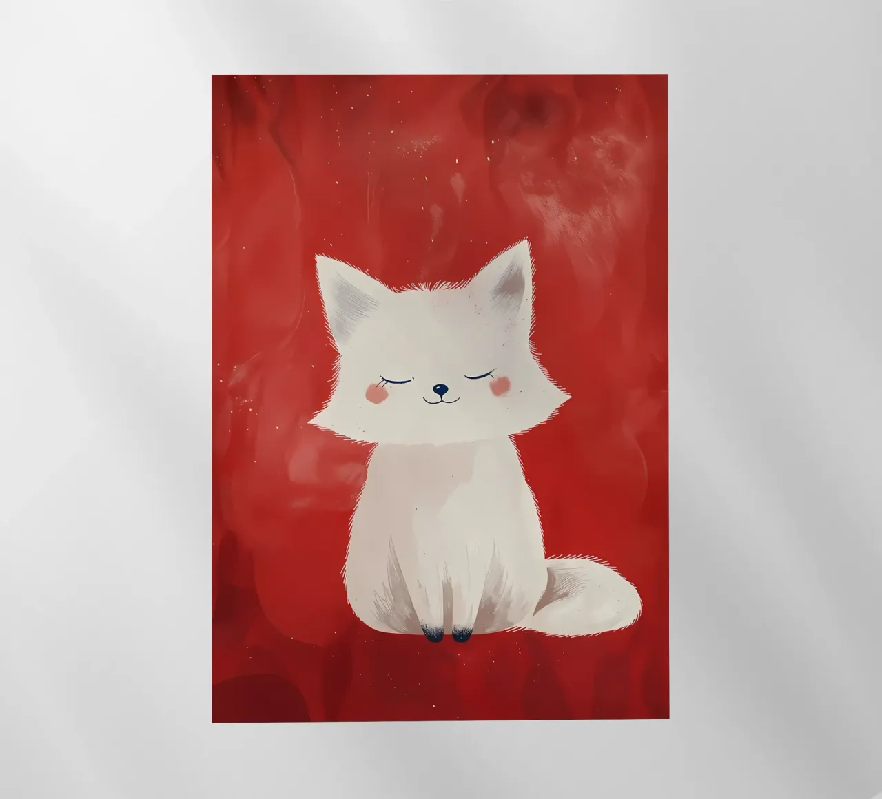 Calm Kitty Red pellicola backlit da Manh beo