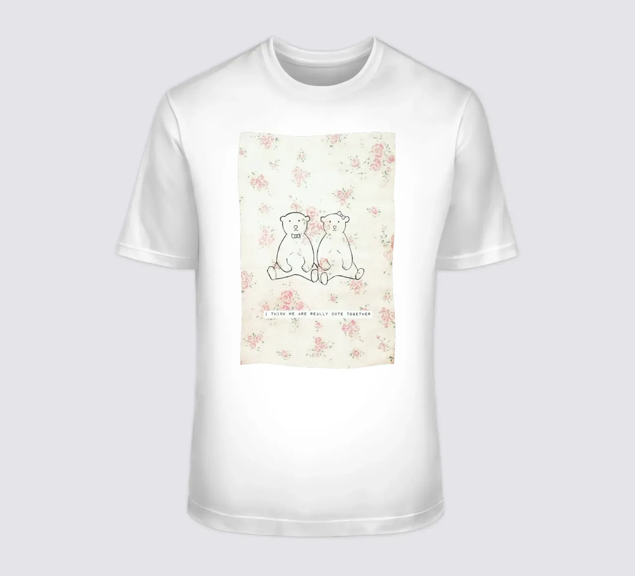 I Think We Are Really Cute Together t-shirt da Ingrid Beddoes