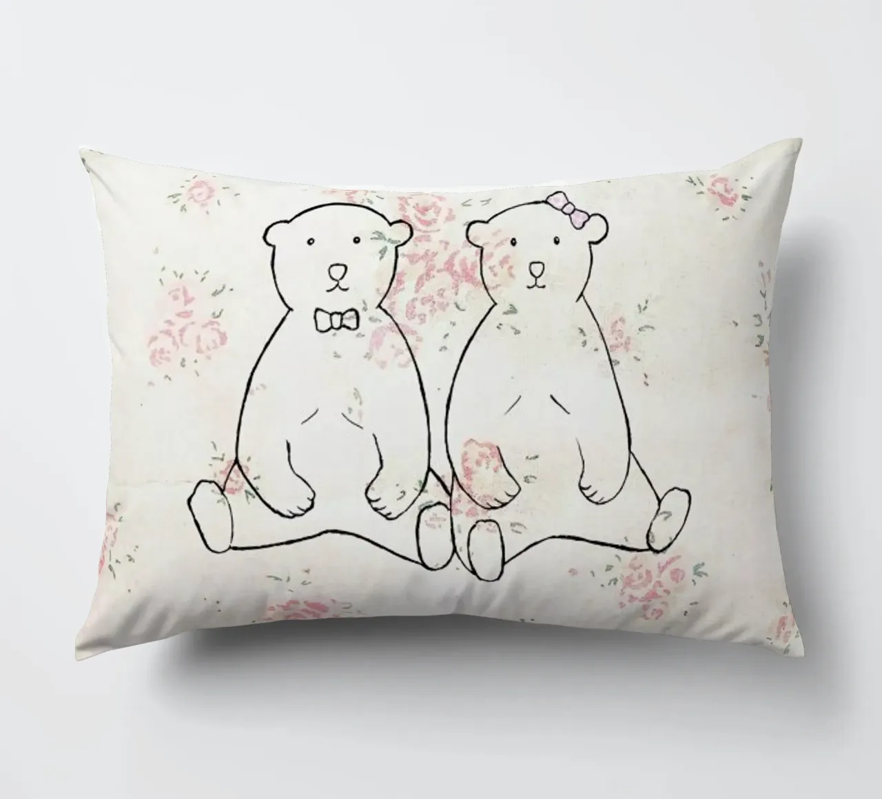 I Think We Are Really Cute Together cuscino da Ingrid Beddoes