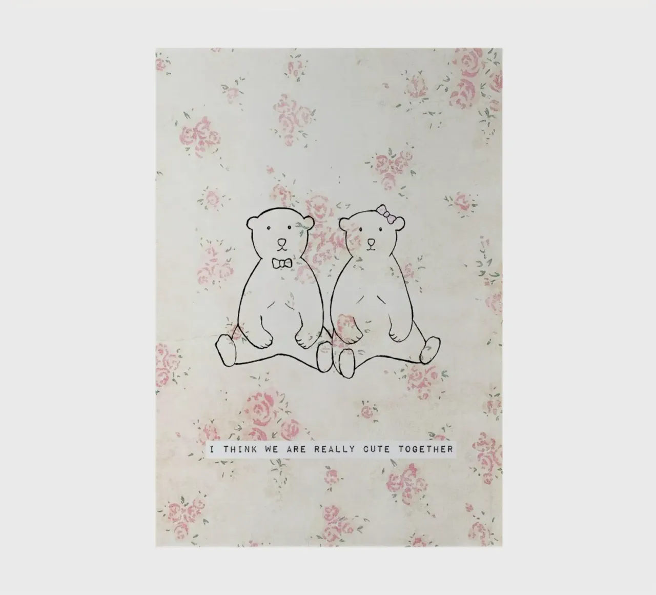 I Think We Are Really Cute Together notebook by Ingrid Beddoes