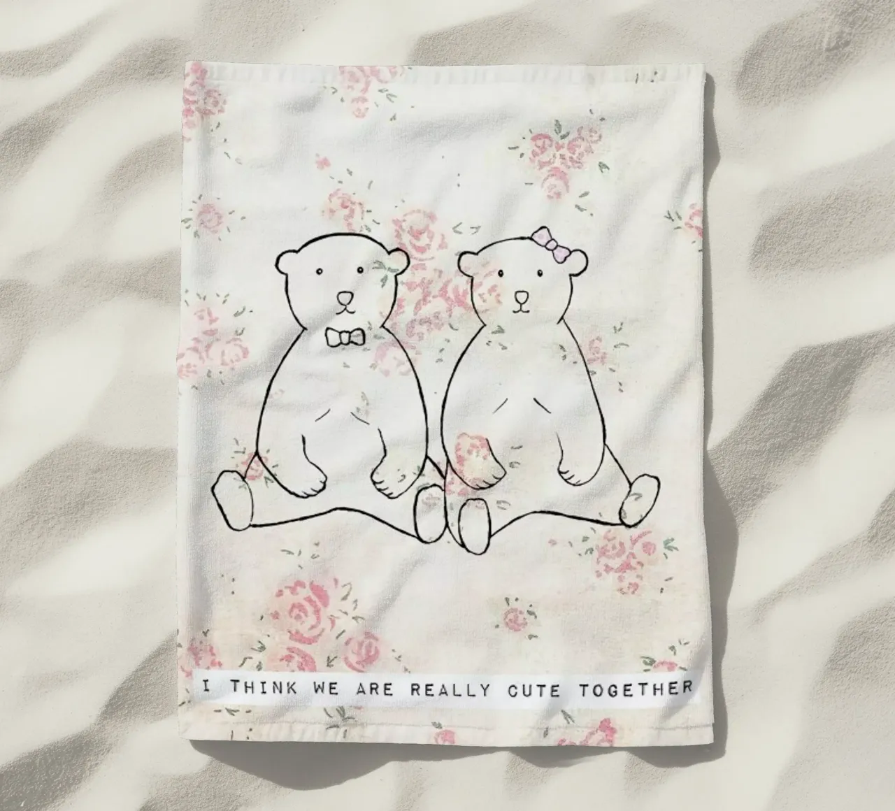 I Think We Are Really Cute Together telo mare da Ingrid Beddoes